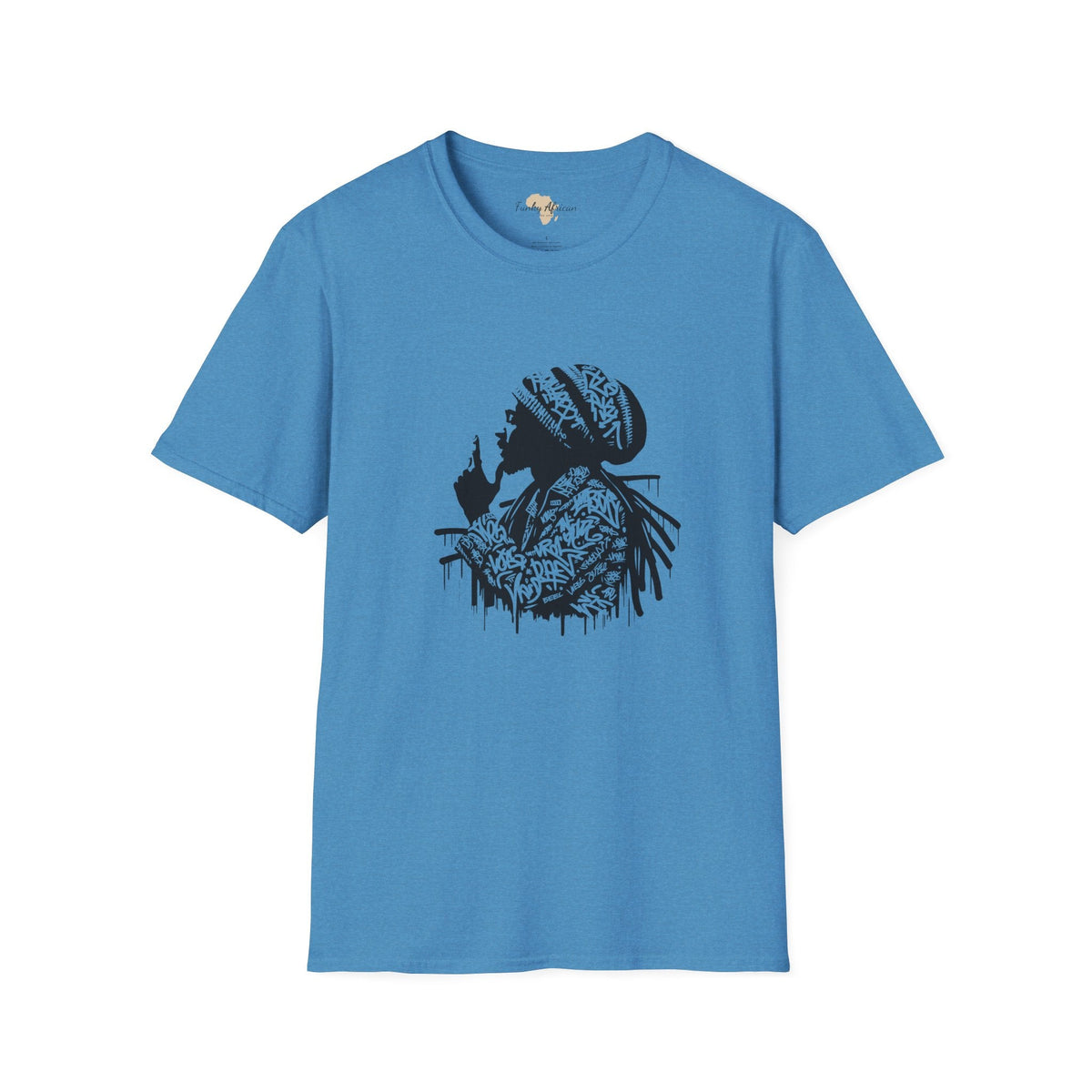 Natty graffiti unisex softstyle tee Funky African