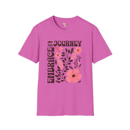 Embrace the journey unisex softstyle tee