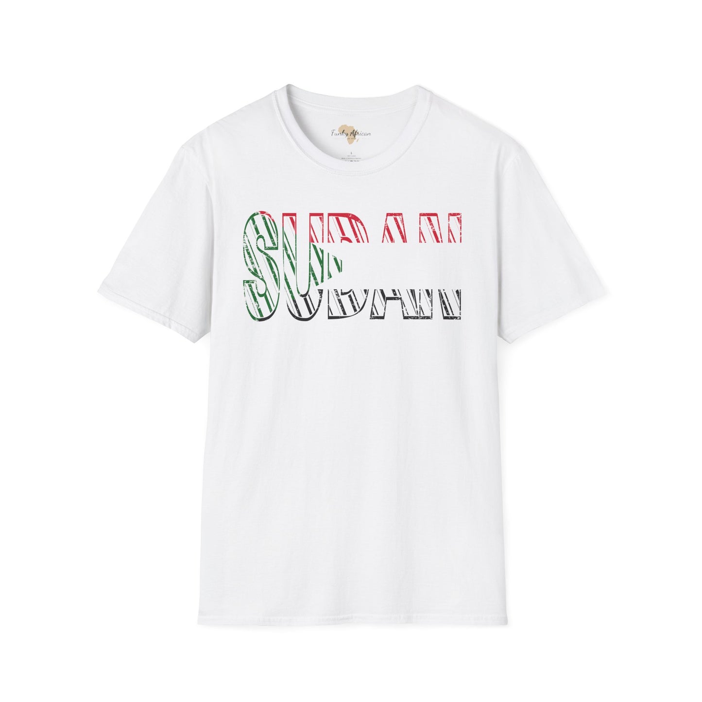 Sudan text unisex softstyle tee