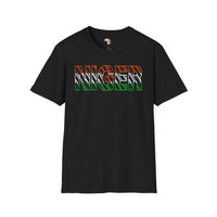Nigerien text unisex softstyle tee Funky African