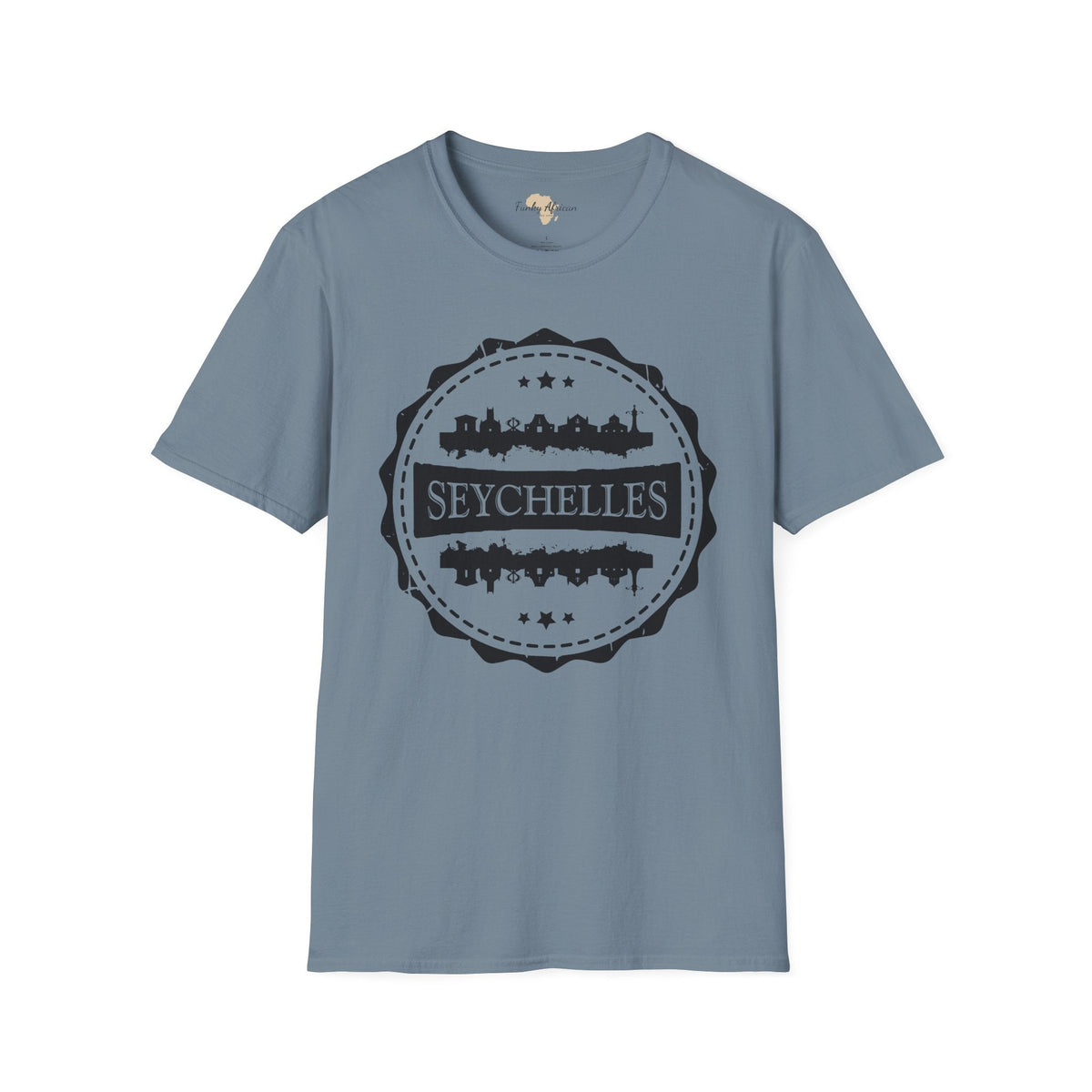 Seychelles Stamp unisex tee Funky African
