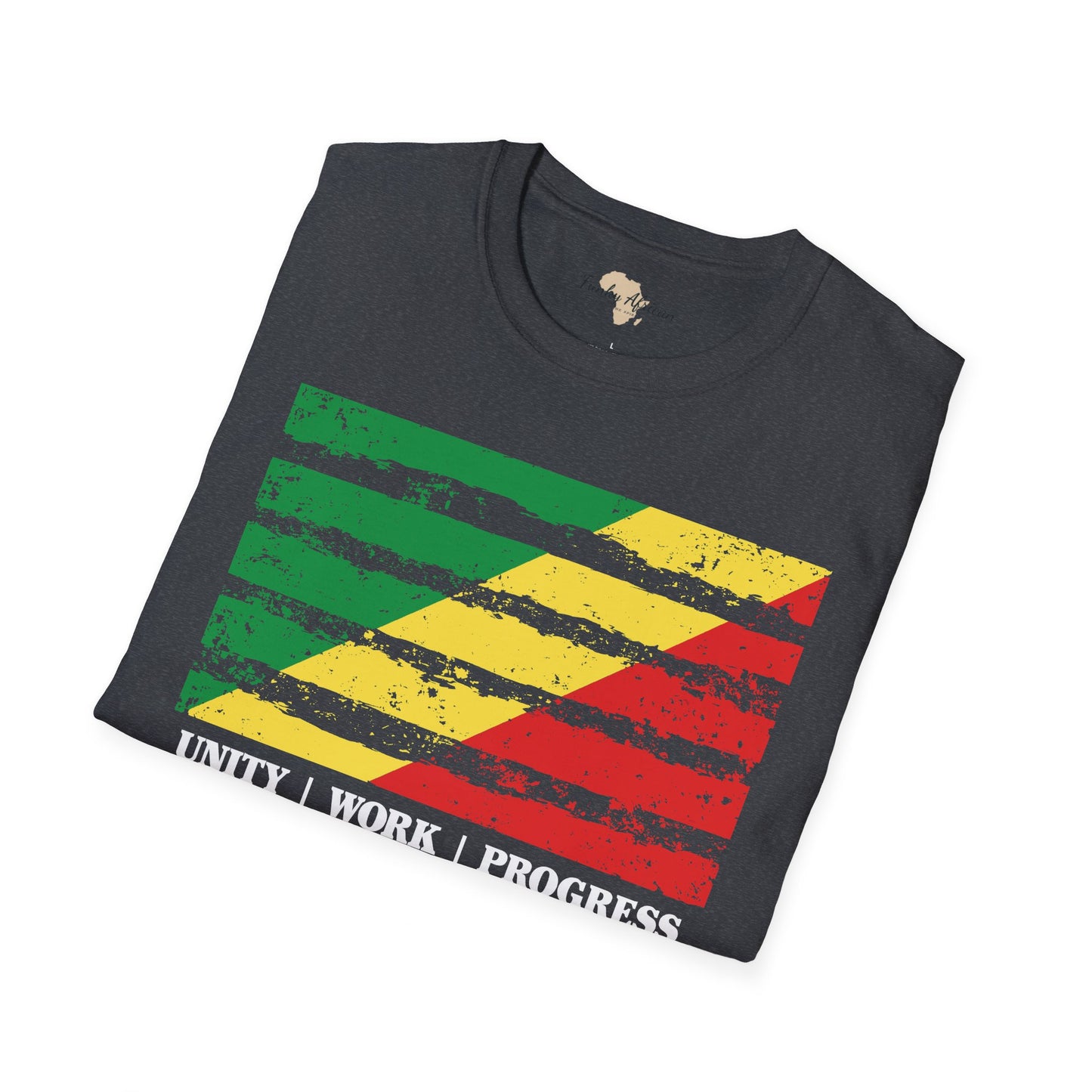 Republic of the Congo strip unisex softstyle tee