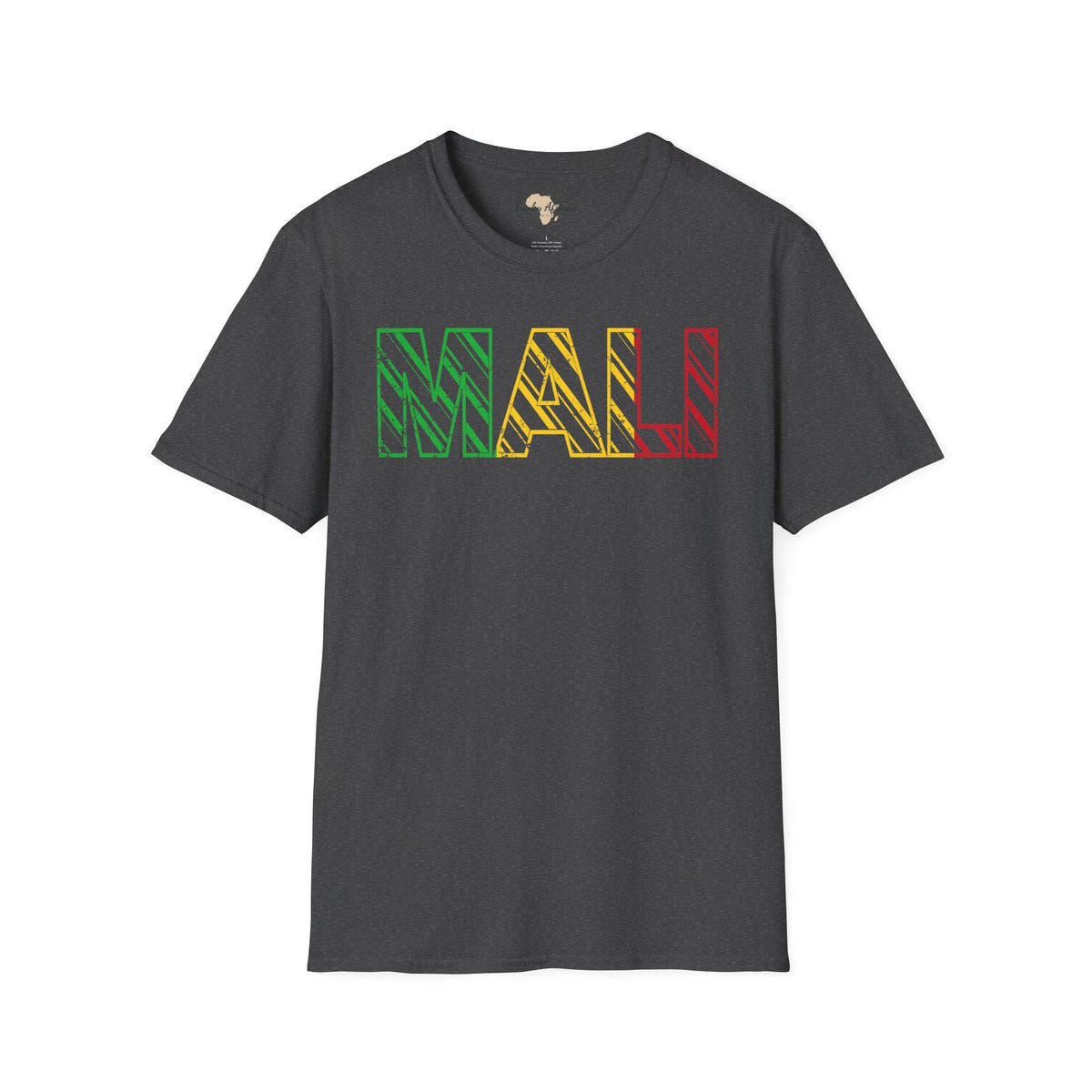 Malian text unisex softstyle tee Funky African