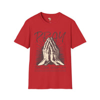 Pray more worry less unisex tee Funky African