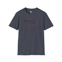 Family unisex softstyle tee Funky African