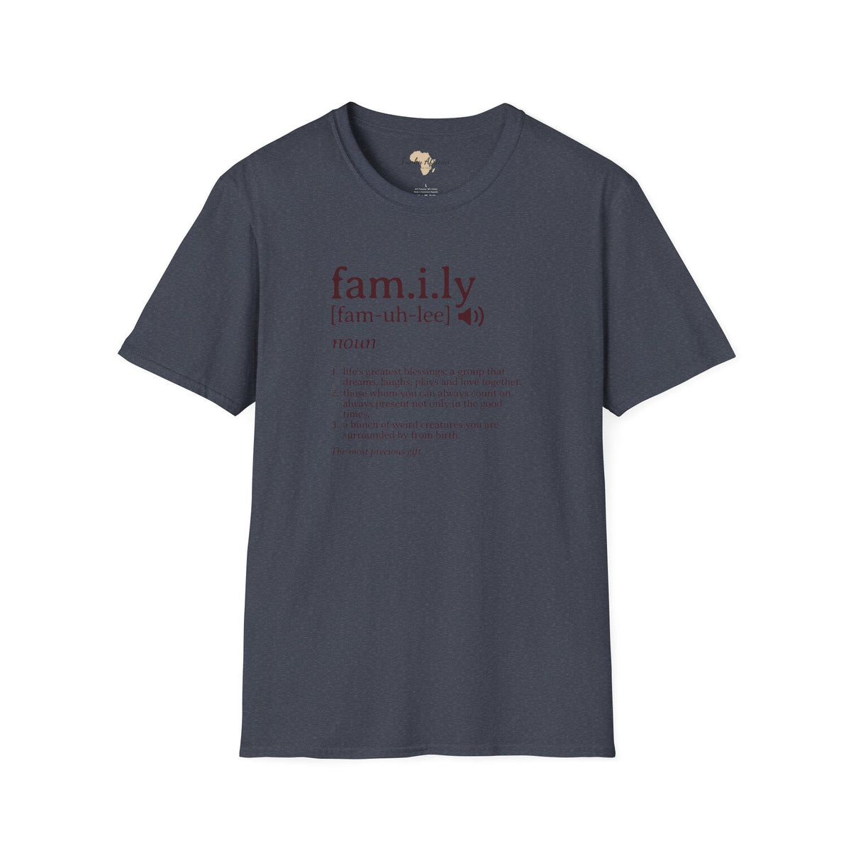 Family unisex softstyle tee Funky African