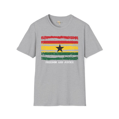 Ghana strip unisex softstyle tee