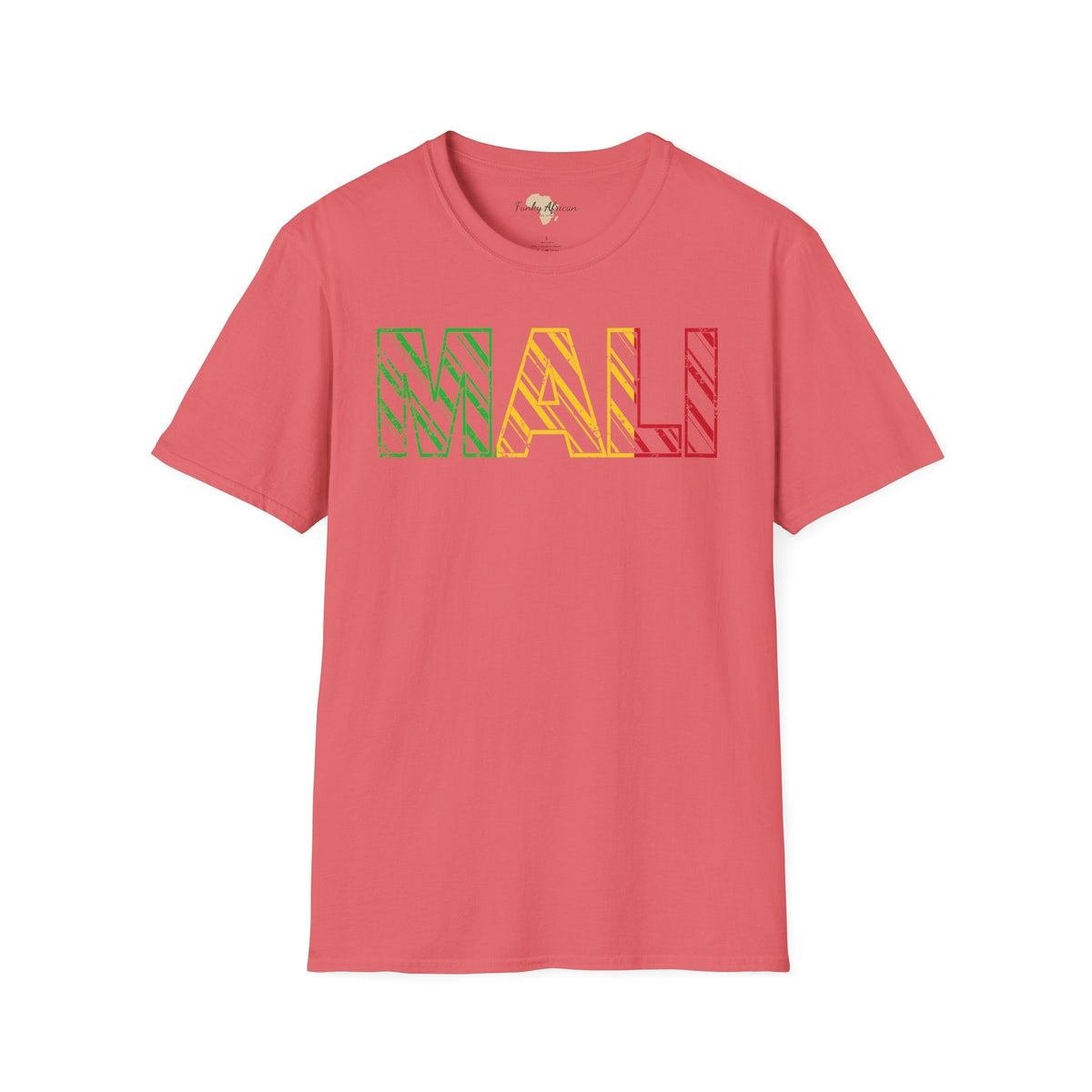 Malian text unisex softstyle tee Funky African