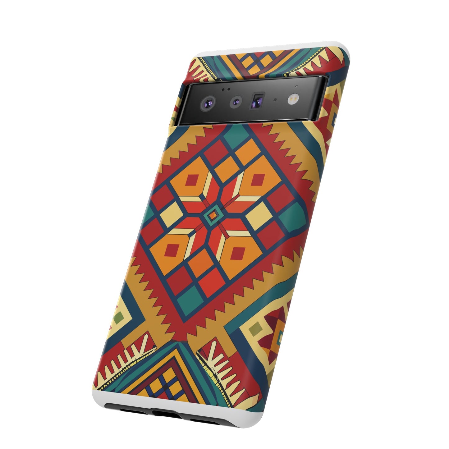 African Print Google Pixel Tough Cases