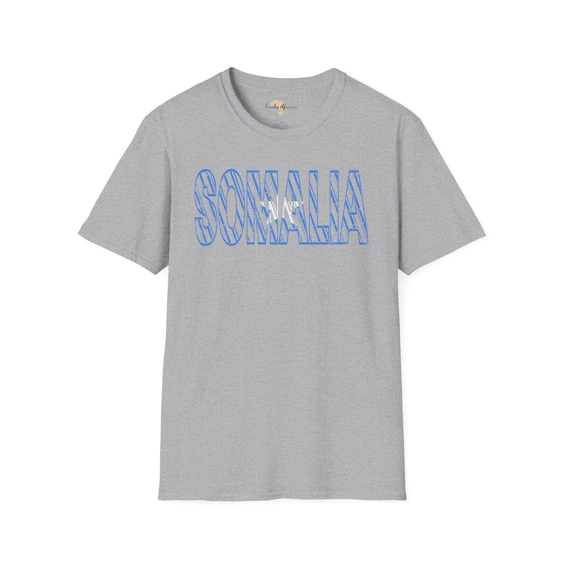 Somalia text unisex softstyle tee Funky African