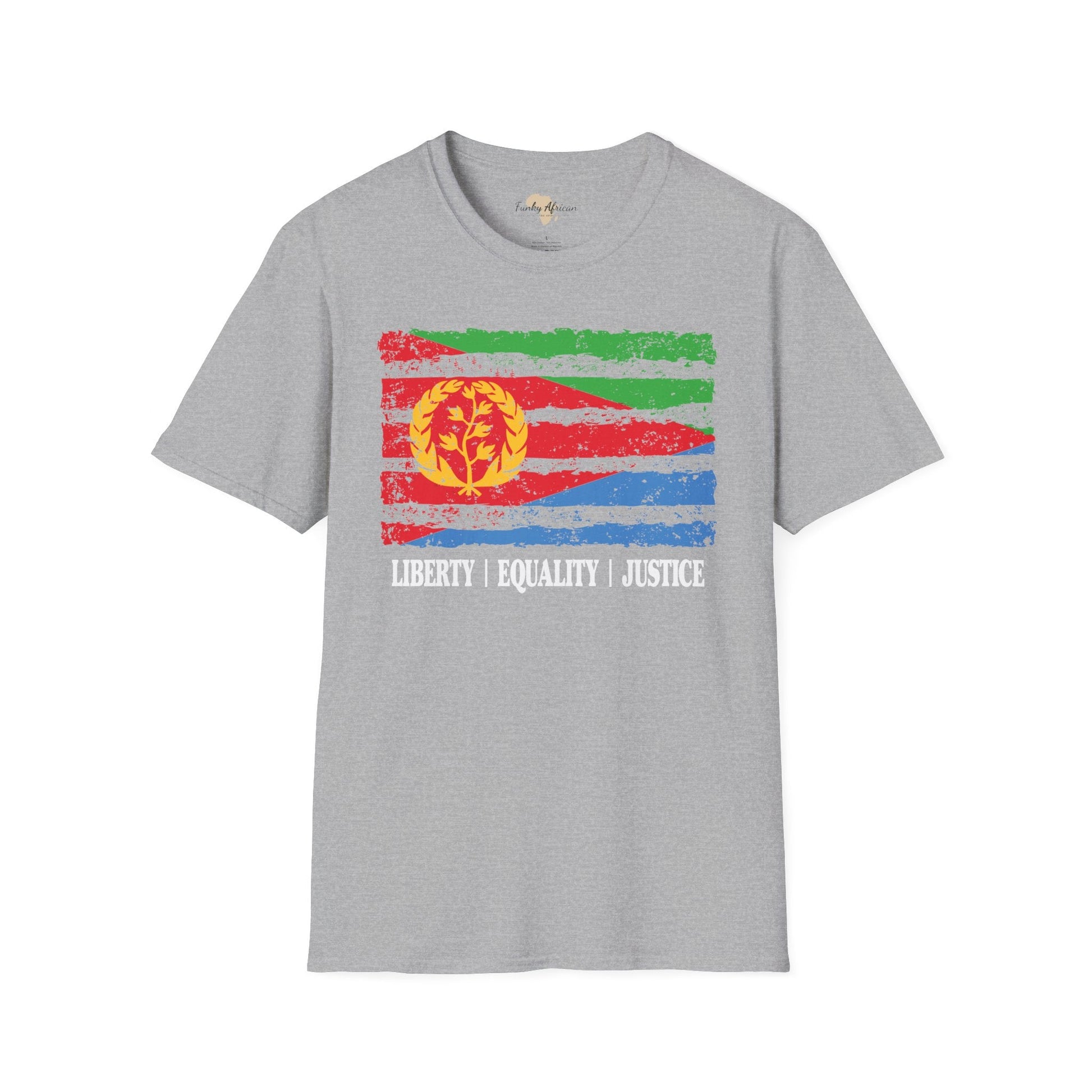 Eritrea strip unisex softstyle tee Funky African