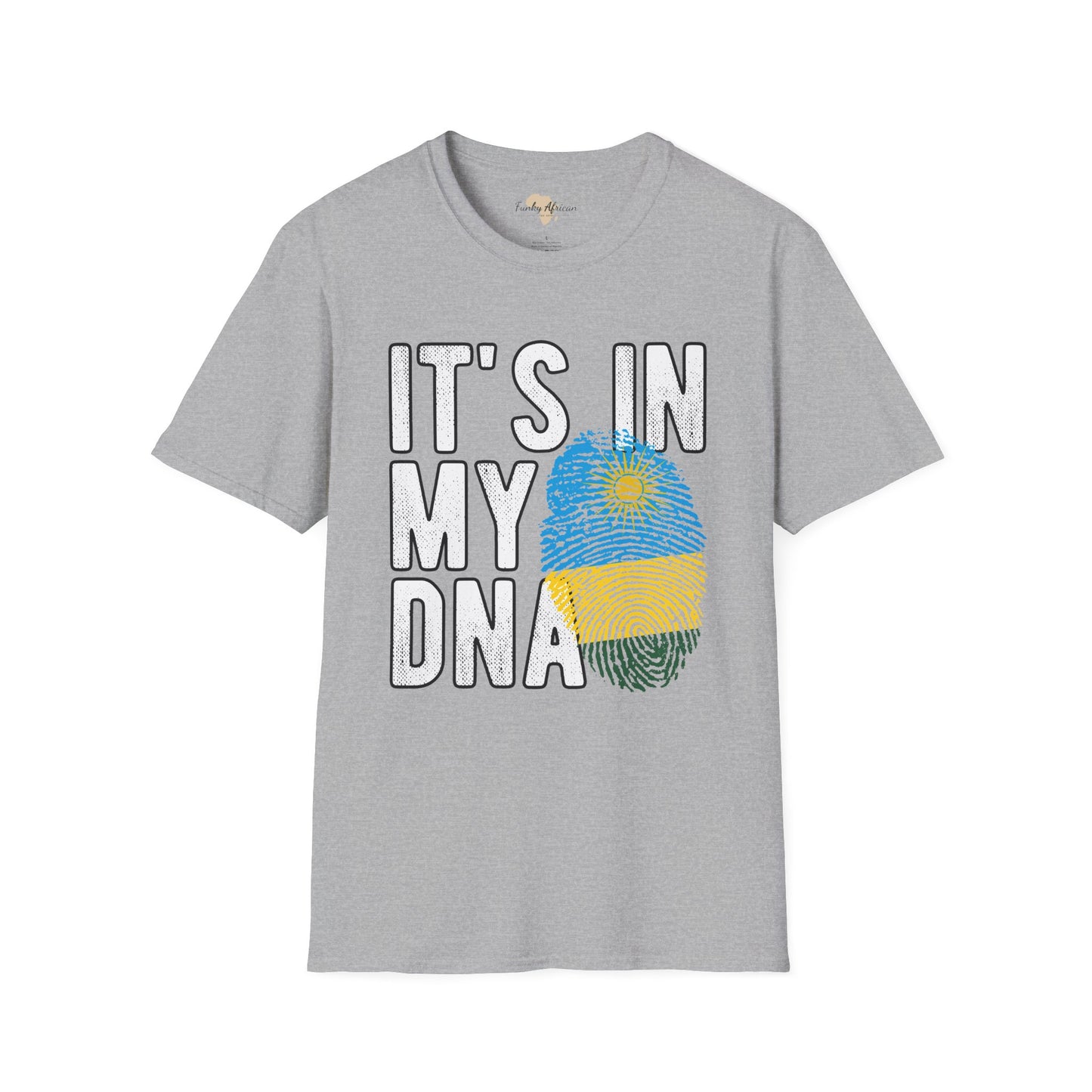 it's in my DNA unisex tee - Rwanda