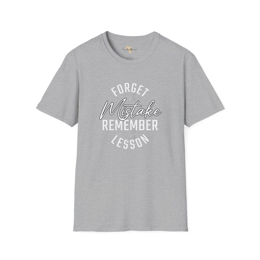 Forget the mistakes unisex tee Funky African