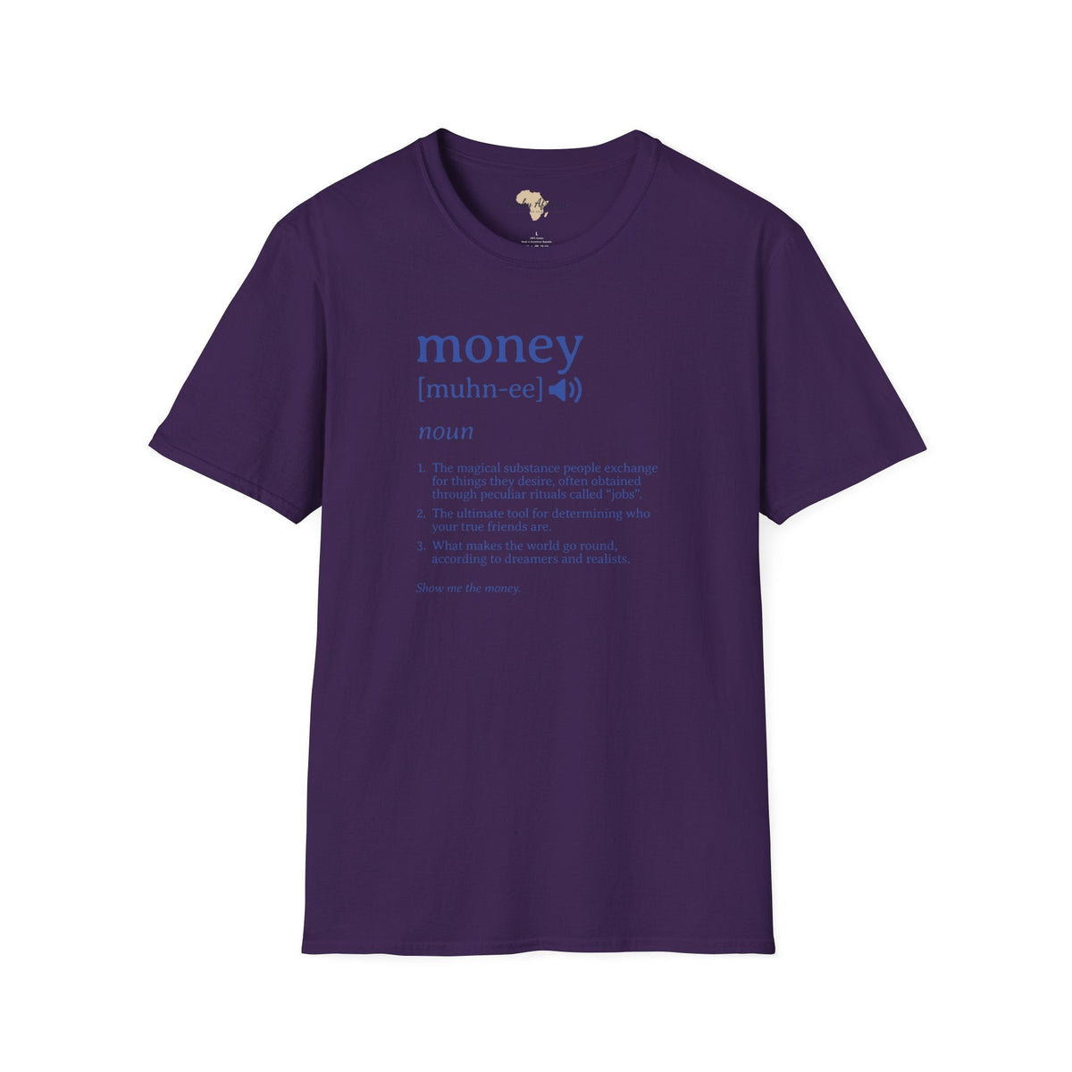 Money unisex softstyle tee Funky African