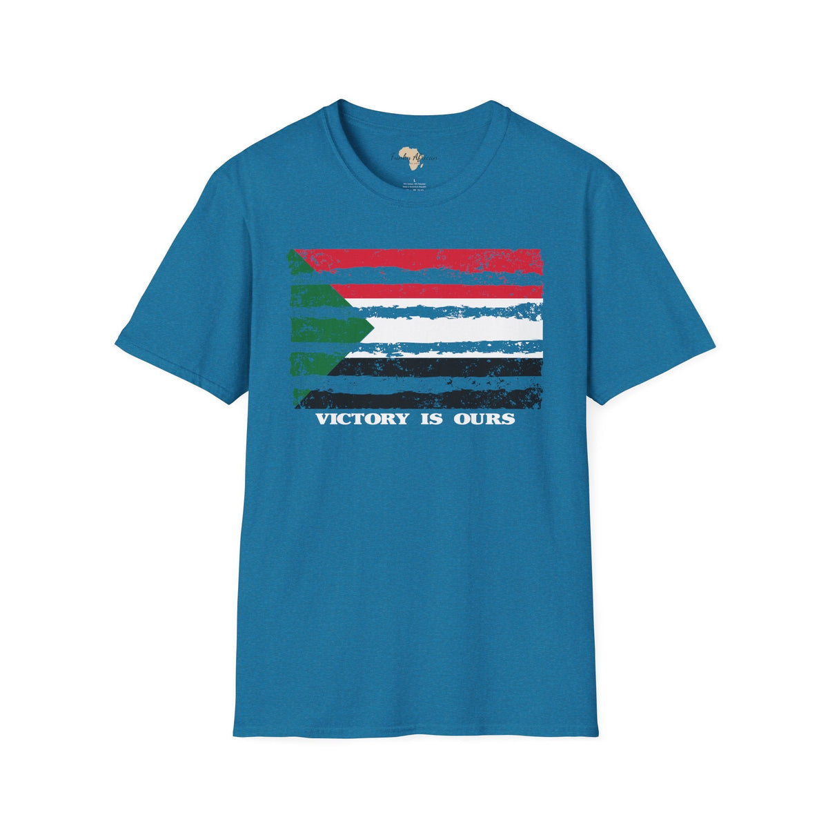 Sudan strip unisex softstyle tee Funky African