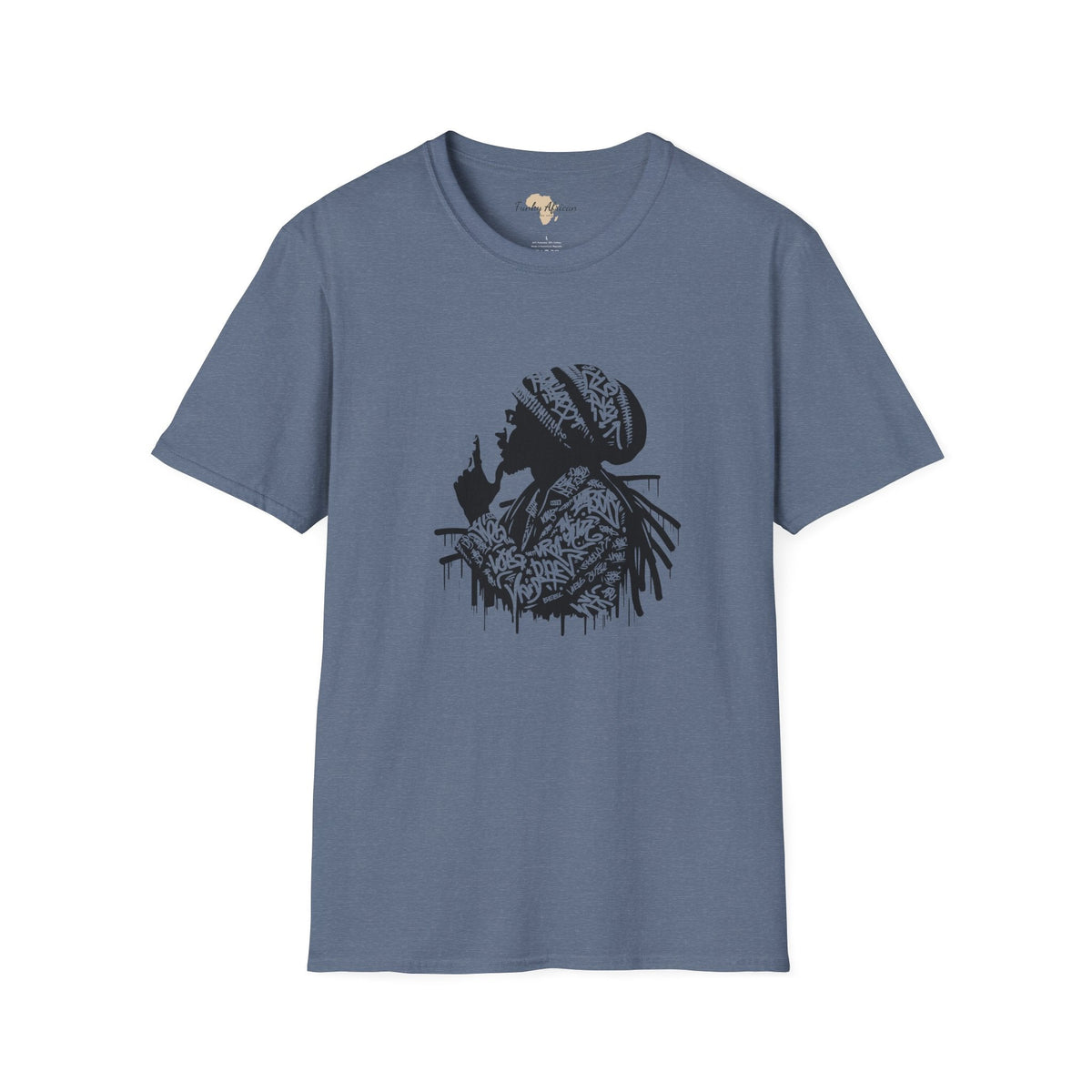 Natty graffiti unisex softstyle tee Funky African