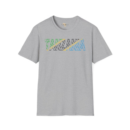 Tanzania text unisex softstyle tee