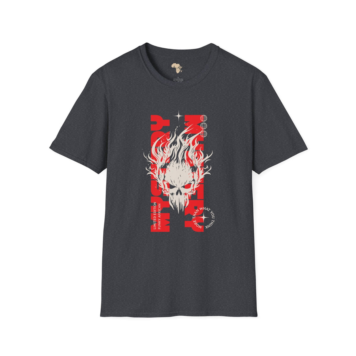 Mystery unisex softstyle tee Funky African