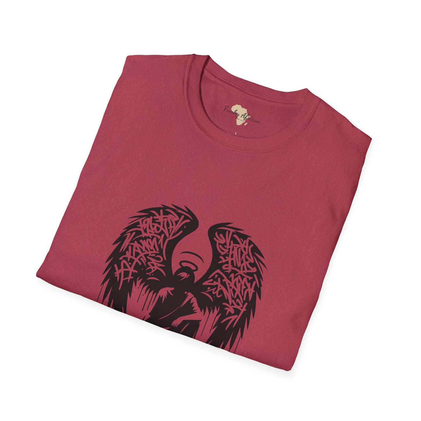 Angel graffiti unisex softstyle tee