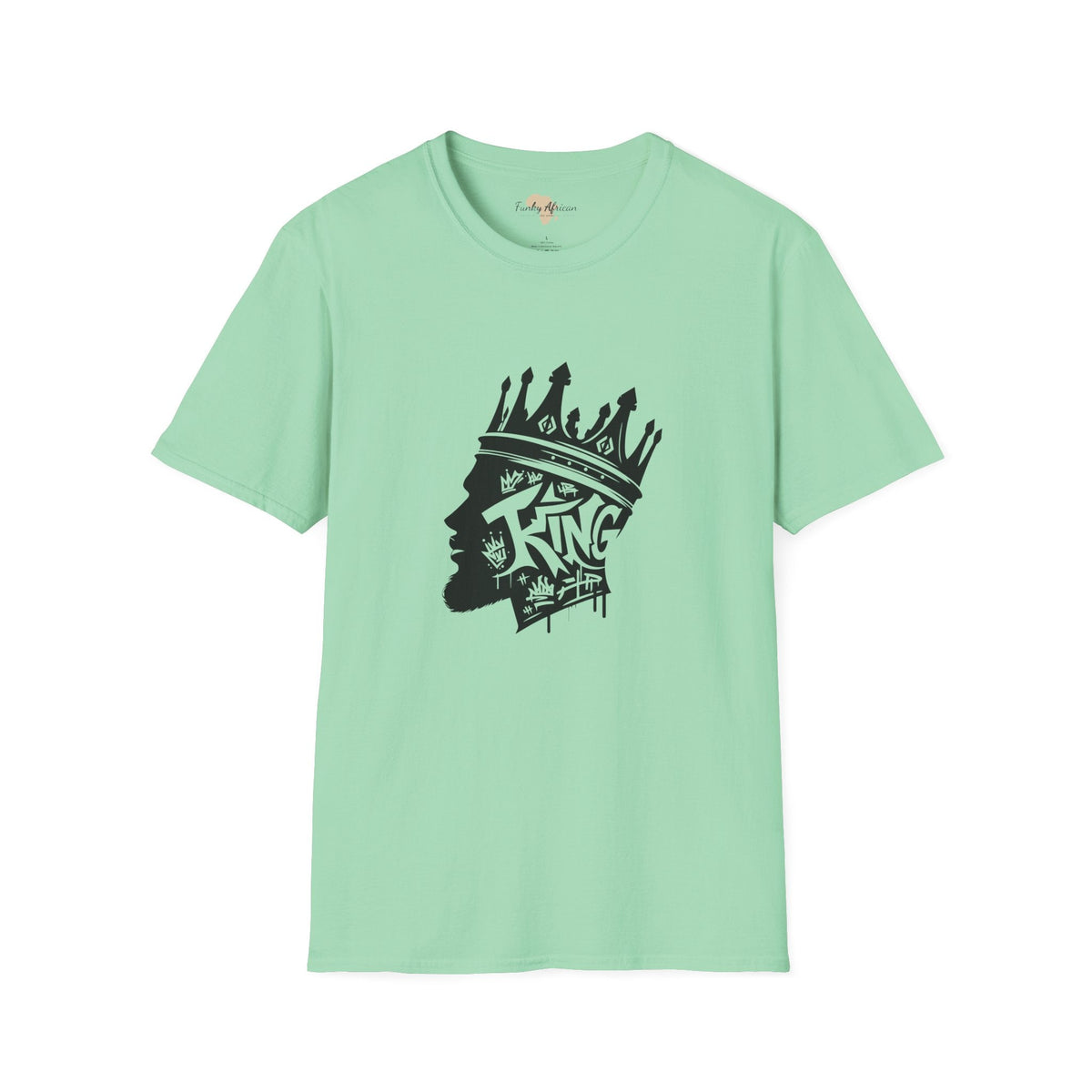 African King graffiti unisex softstyle tee Funky African