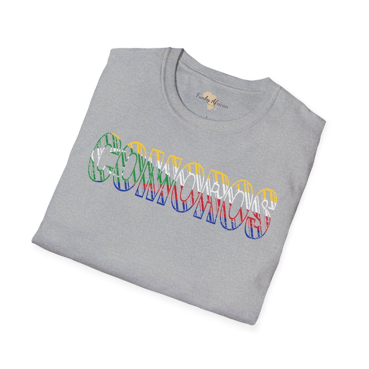 Comoros text unisex softstyle tee