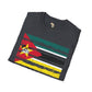 Mozambique strip unisex softstyle tee Funky African