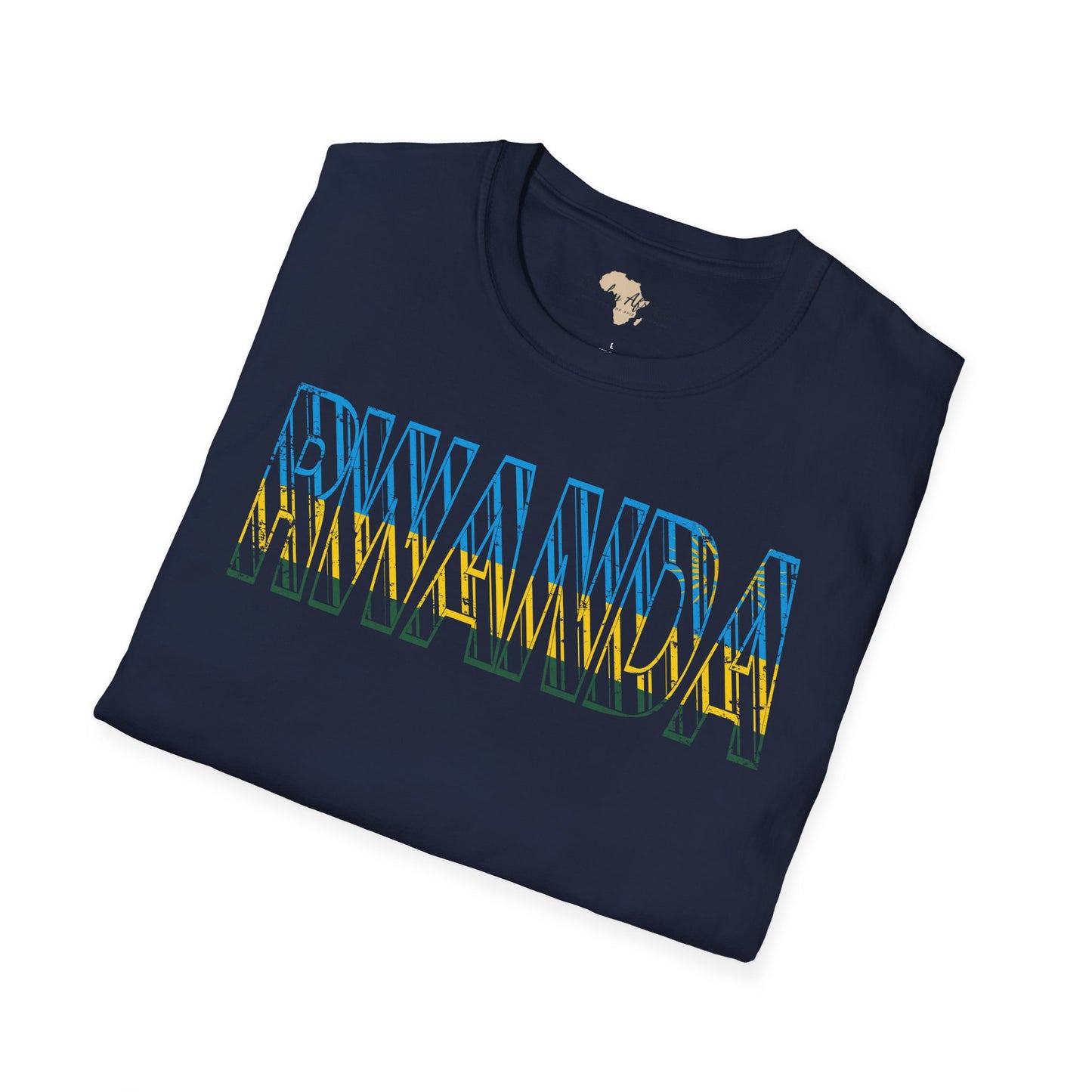 Rwanda text unisex softstyle tee