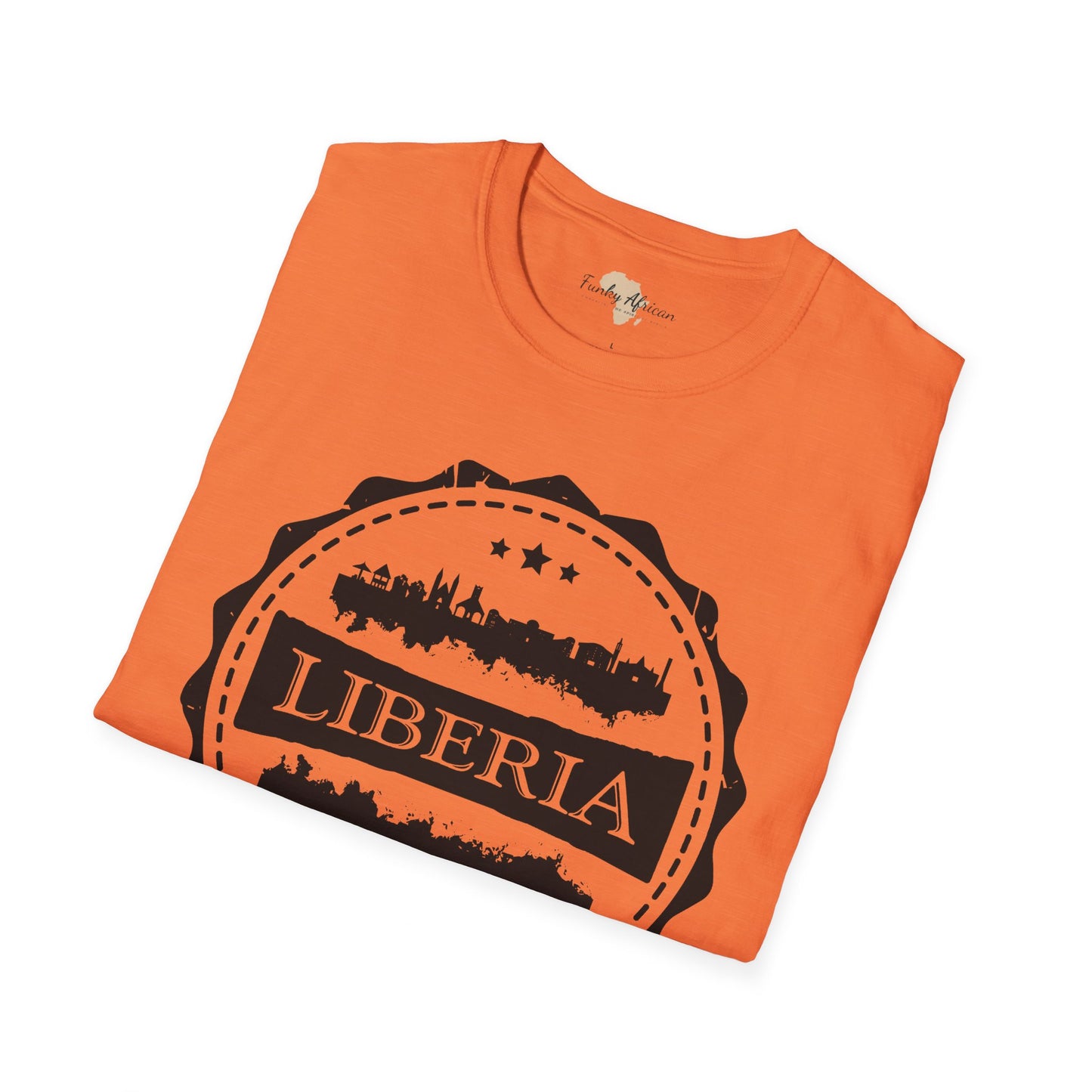 Liberia Stamp unisex tee