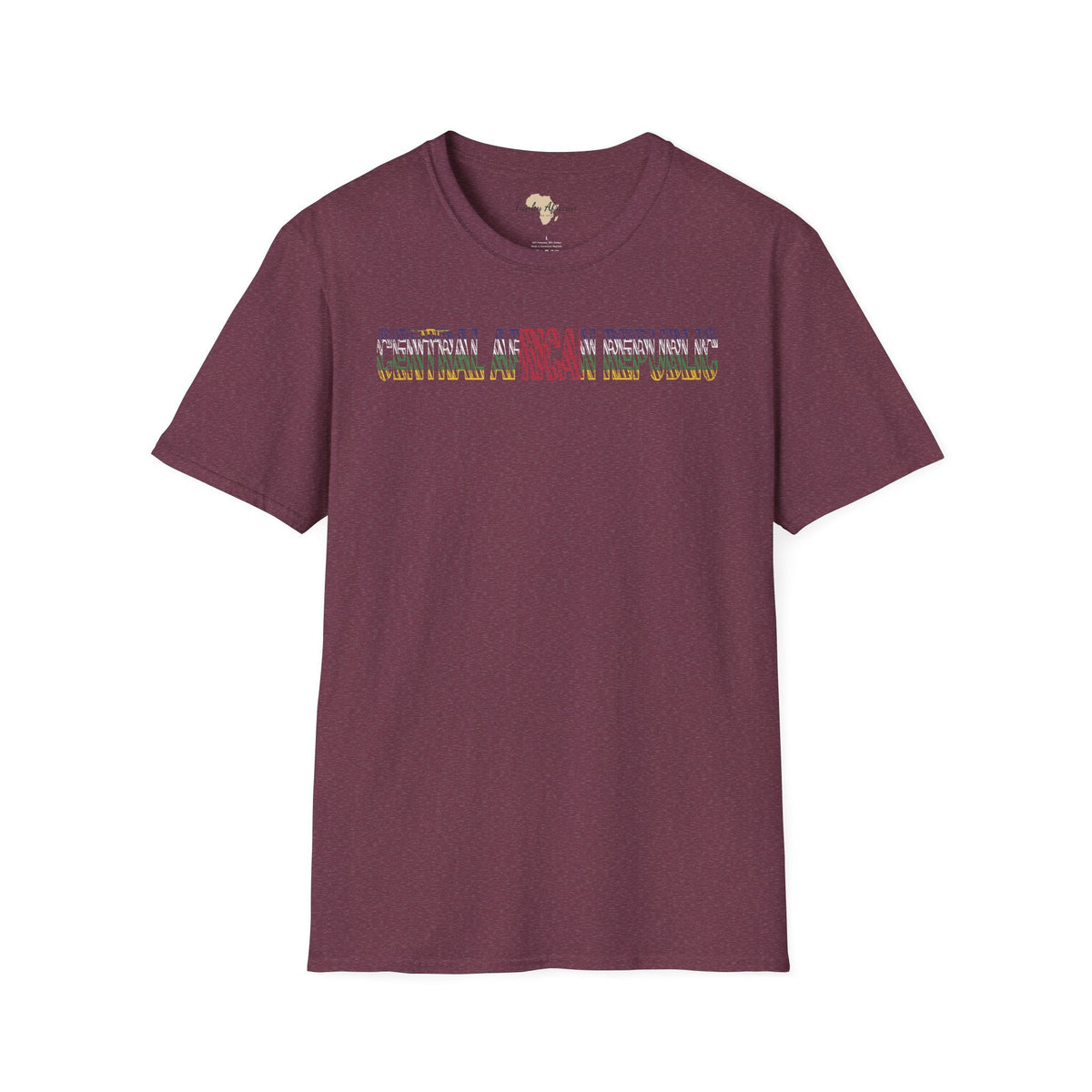 Central African Republic unisex softstyle tee Funky African