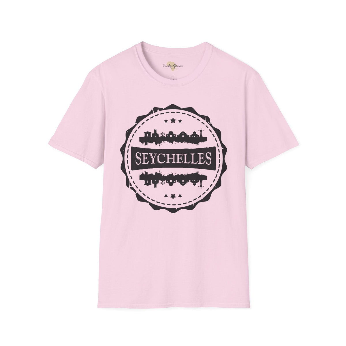 Seychelles Stamp unisex tee Funky African