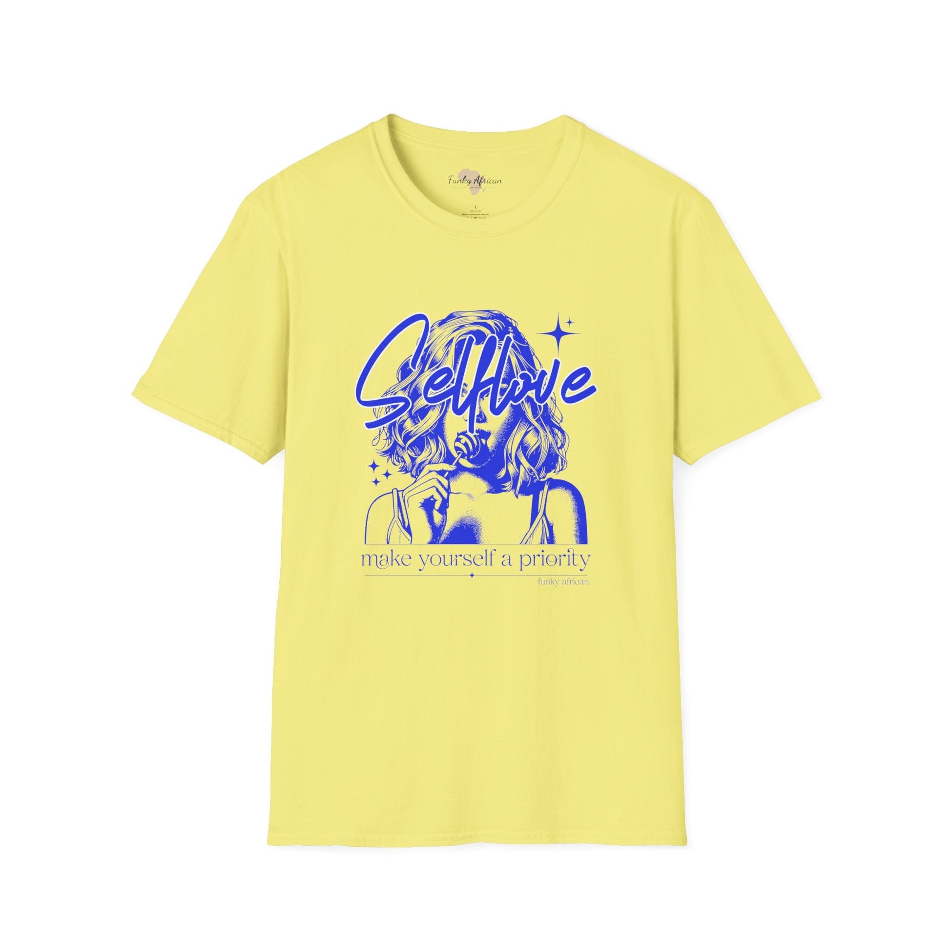 Selflove unisex softstyle tee Funky African