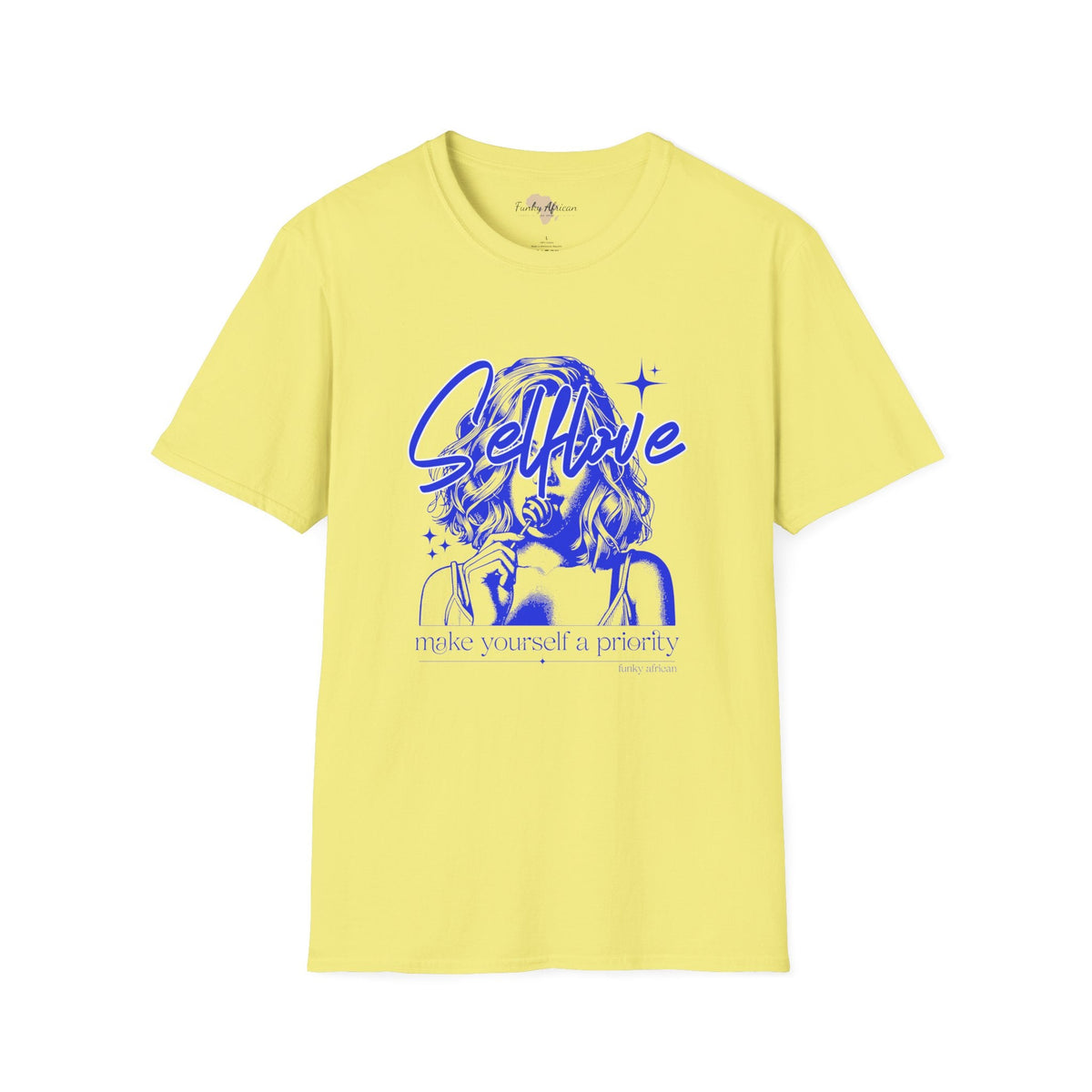Selflove unisex softstyle tee Funky African