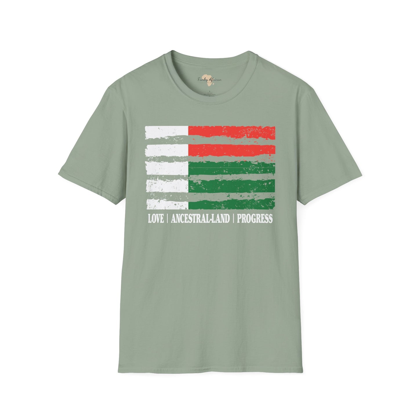 Madagascar strip unisex softstyle tee