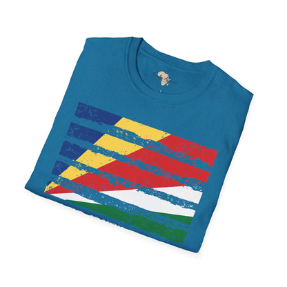 Seychelles strip unisex softstyle tee