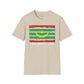 Mauritania strip unisex softstyle tee Funky African