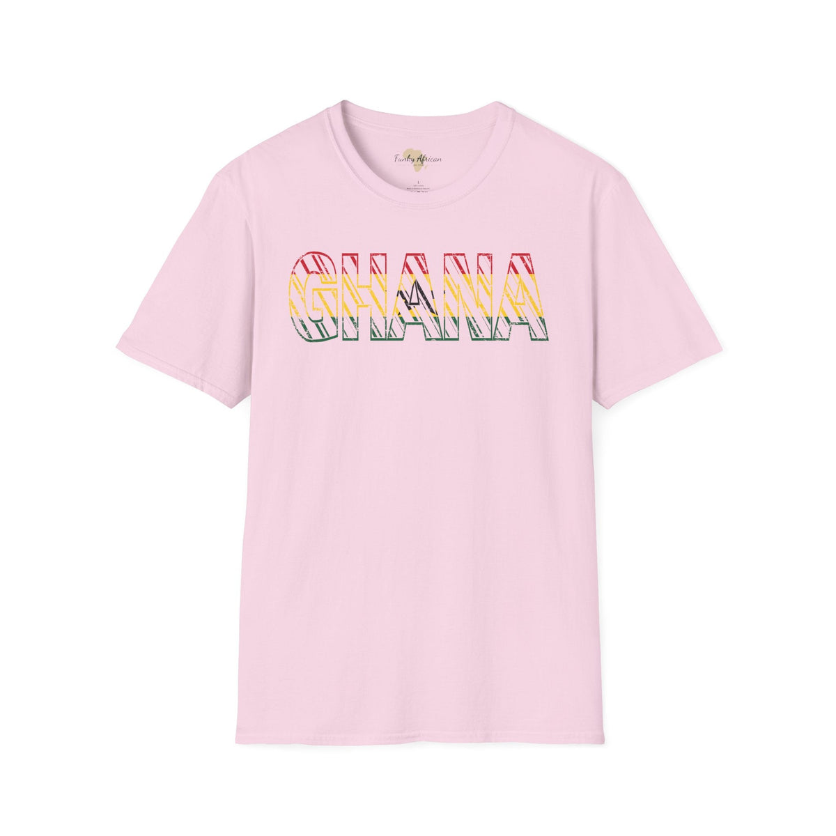 Ghana text unisex softstyle tee Funky African