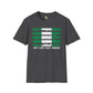 Nigeria strip unisex softstyle tee Funky African