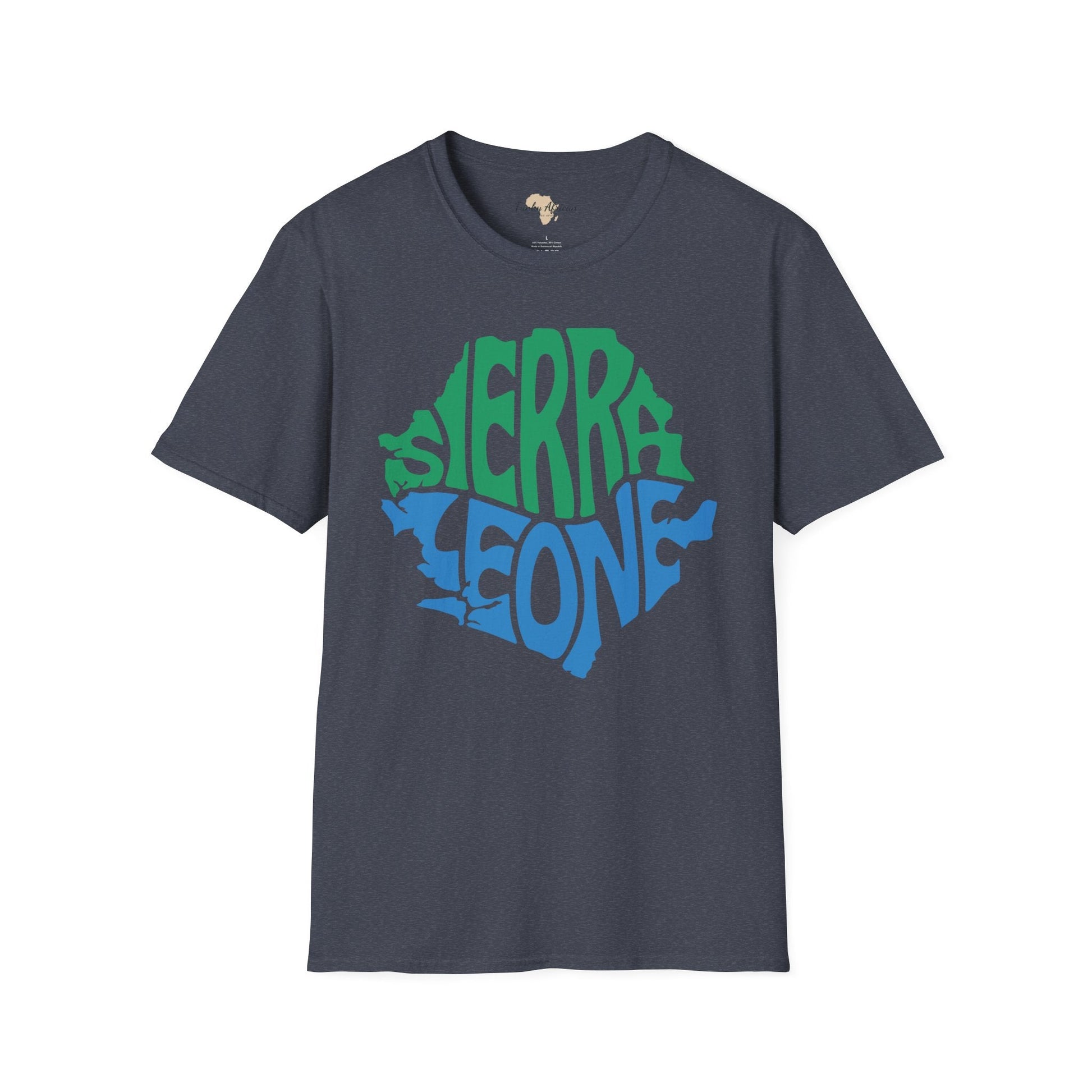 Sierra Leone cut unisex softstyle tee Funky African