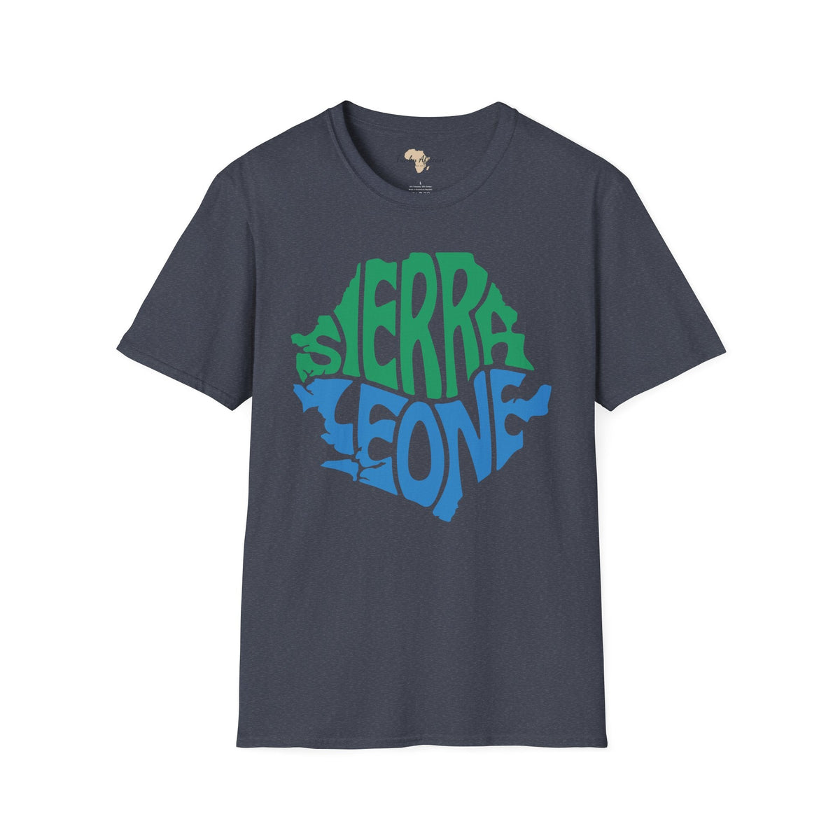 Sierra Leone cut unisex softstyle tee Funky African