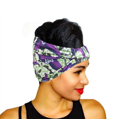 African Style Printed Wide Headband