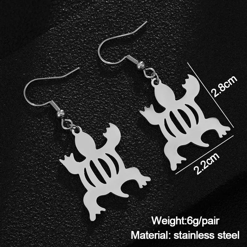 Adinkra Fashion Hollowed-out ear rings Funky African