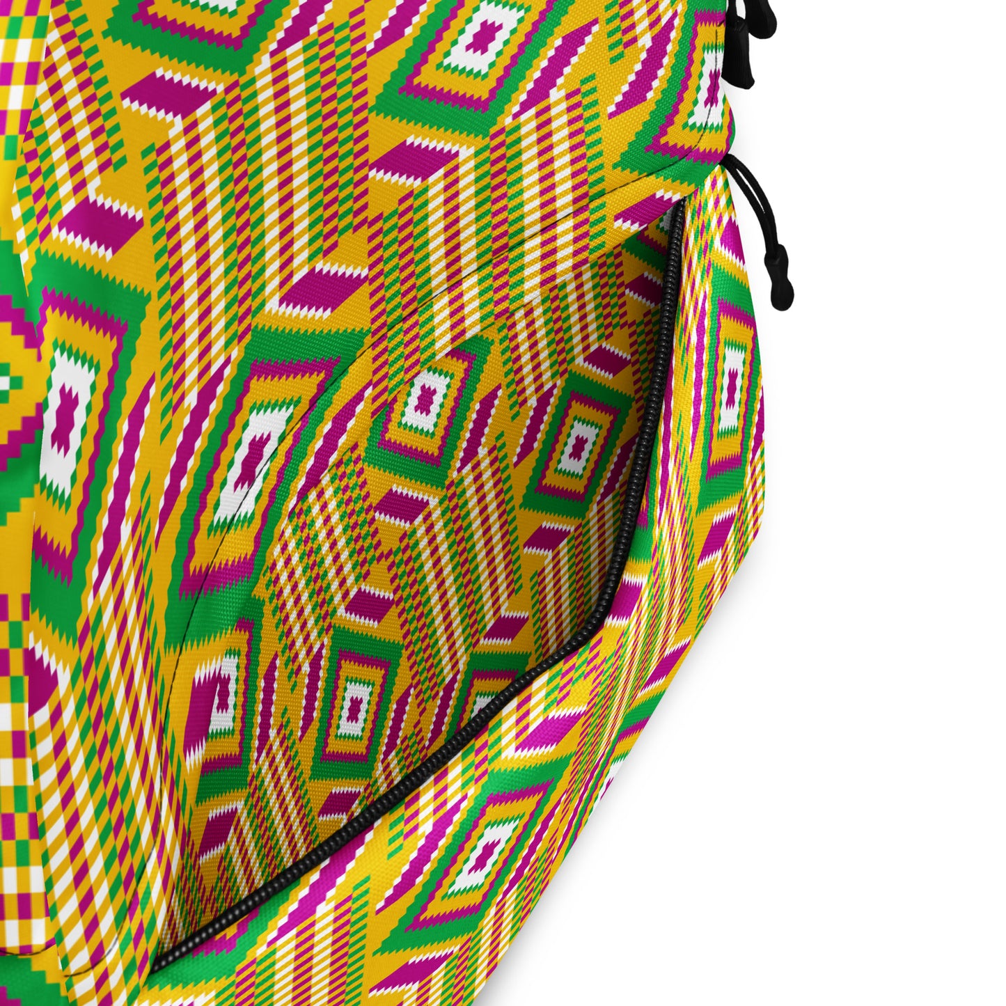 African Print Backpack