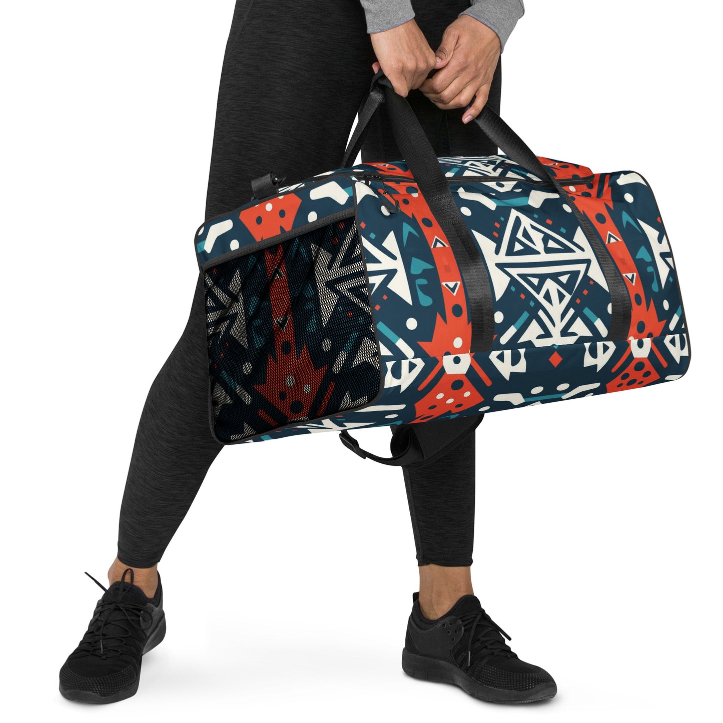 African print Duffle bag