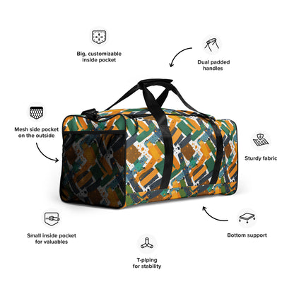 African print Duffle bag