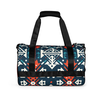 African print gym bag