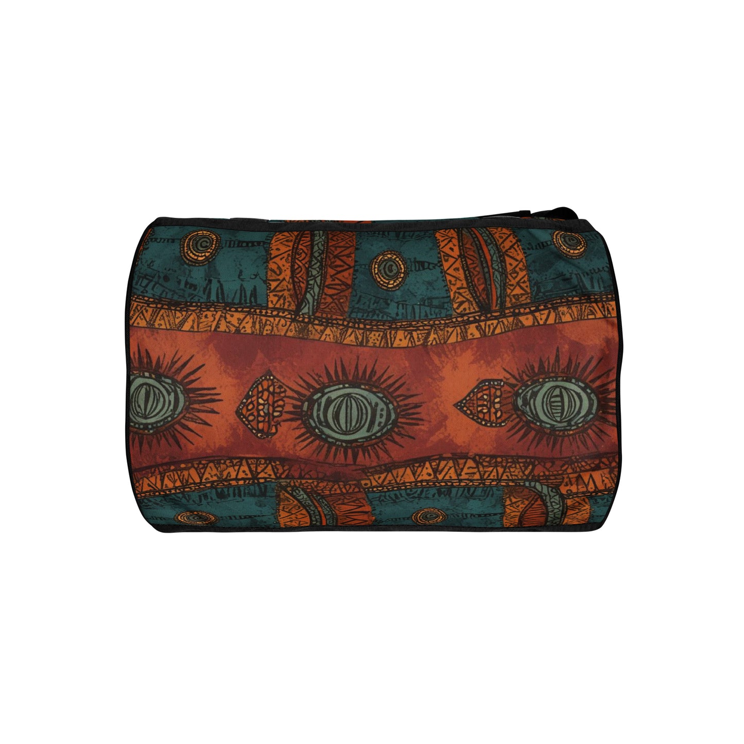 African print gym bag