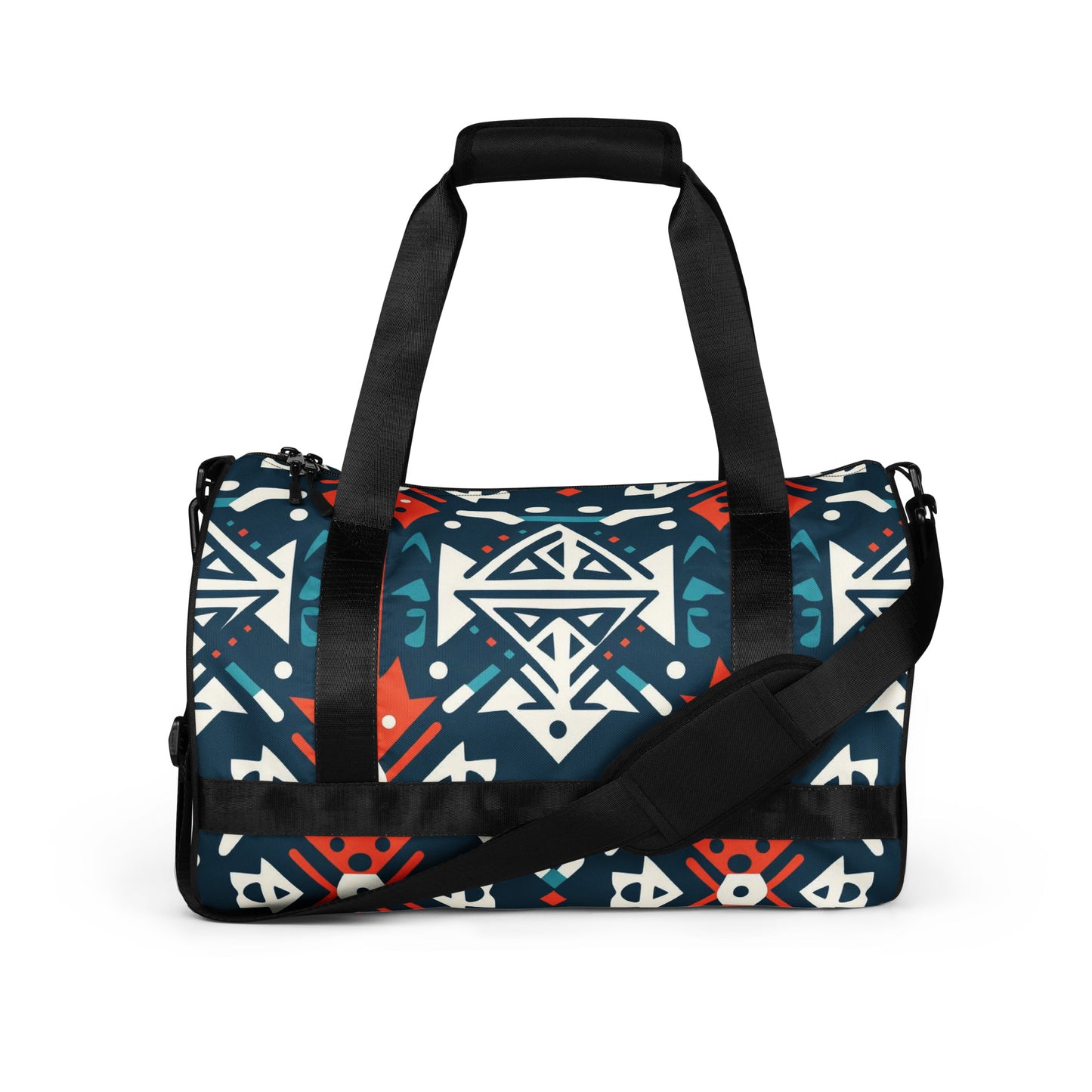 African print gym bag