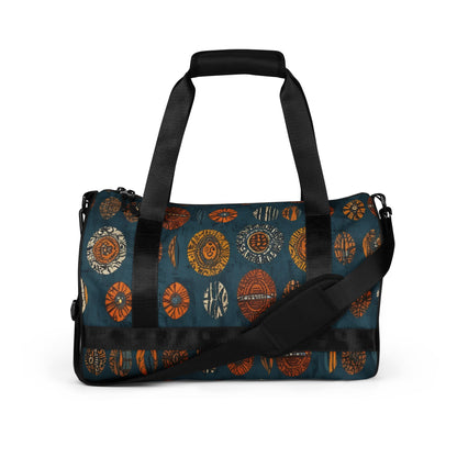 African print gym bag