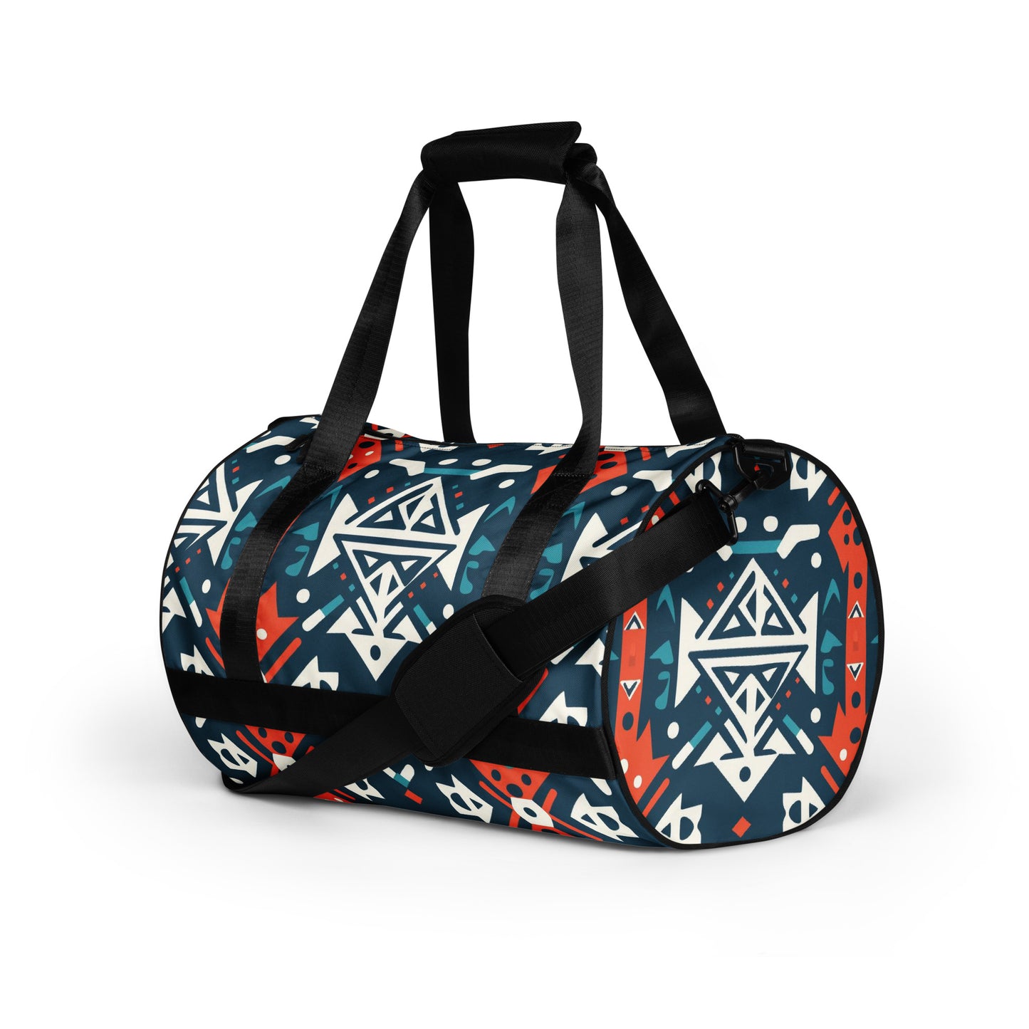 African print gym bag