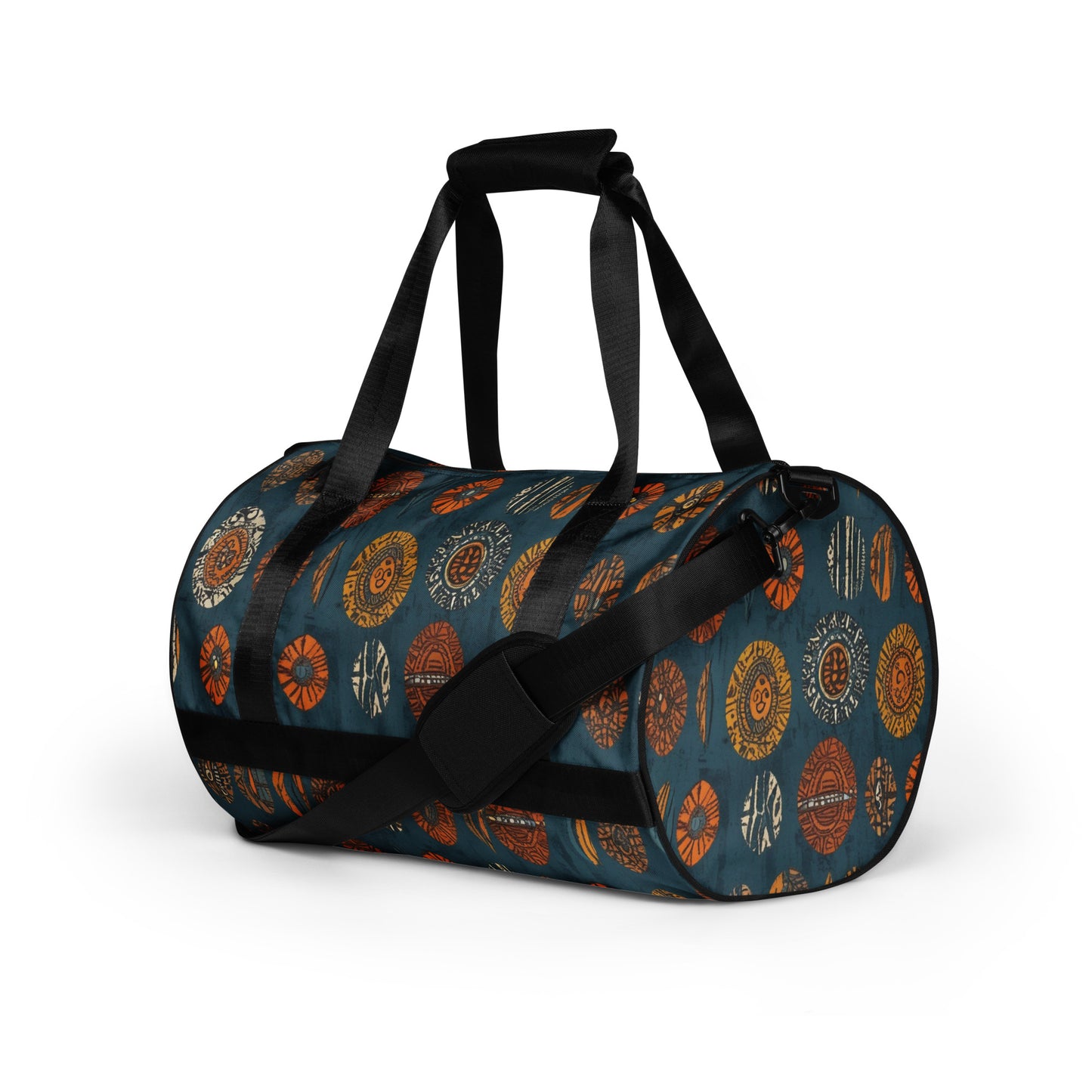 African print gym bag